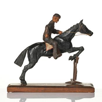 Axel Petersson Döderhultarn, Jockey on horseback.