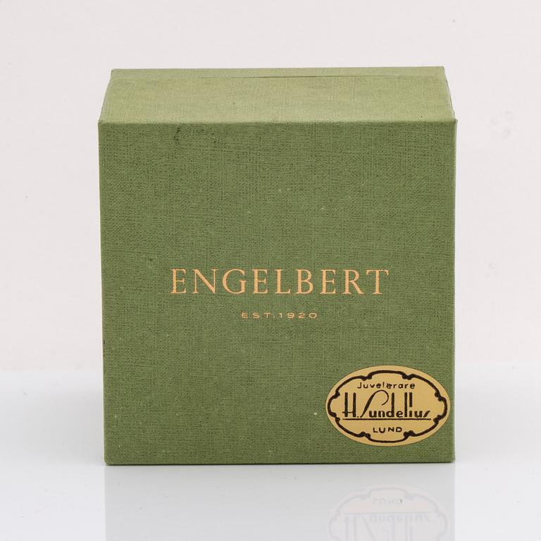 ENGELBERT ring 18K guld, Absolutely slim knot, 6,2 g, original etui och ask.