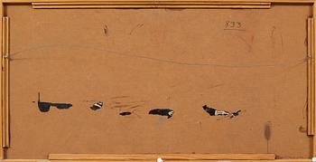 SVEN-ERIK JOHANSSON, gouache på pannå.