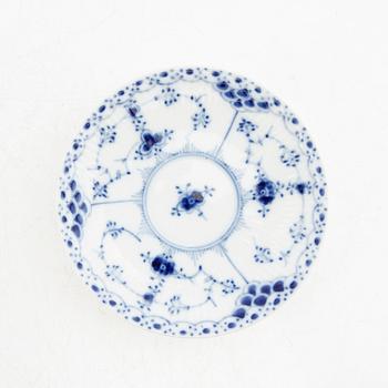 Service 6 pcs "Musselmalet Full Lace and Half Lace", Royal Copenhagen Denmark porcelain.