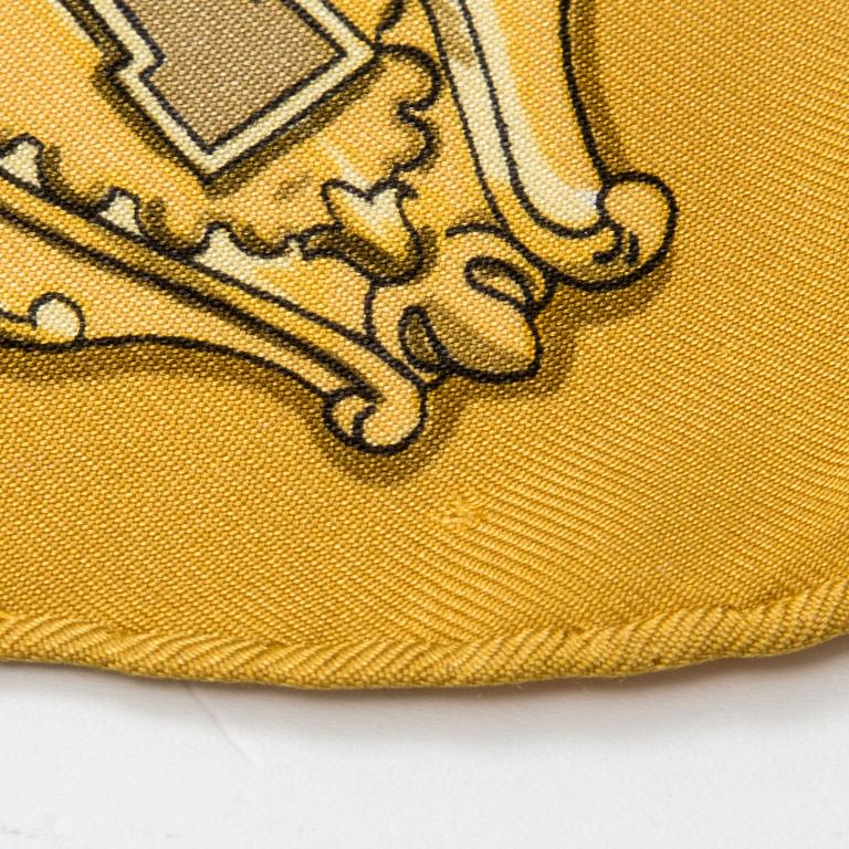 Hermès silk scarf "Les Clèfs'.