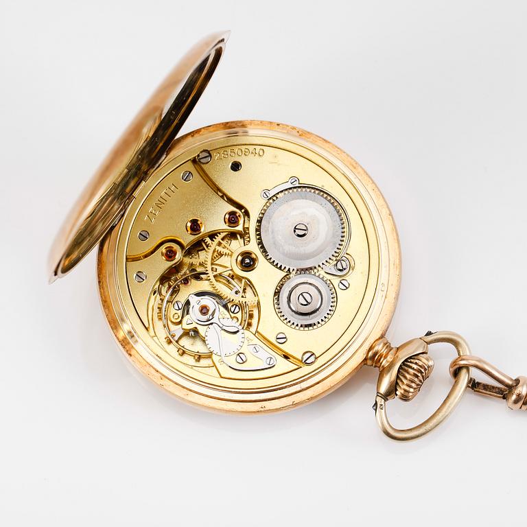 FICKUR, 14K guld, Zenith, 1900-talets första hälft.