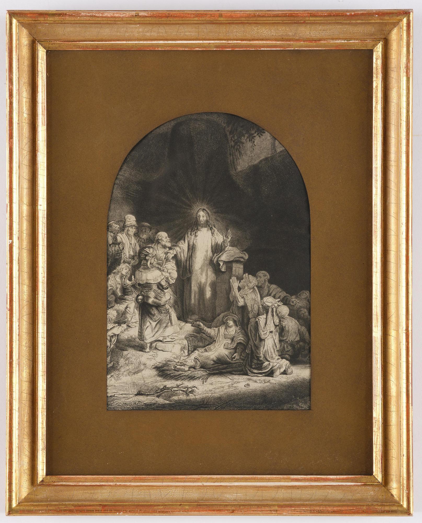 Rembrandt Harmensz van Rijn, Kristus botar de sjuka (The Hundred Guilder Print).