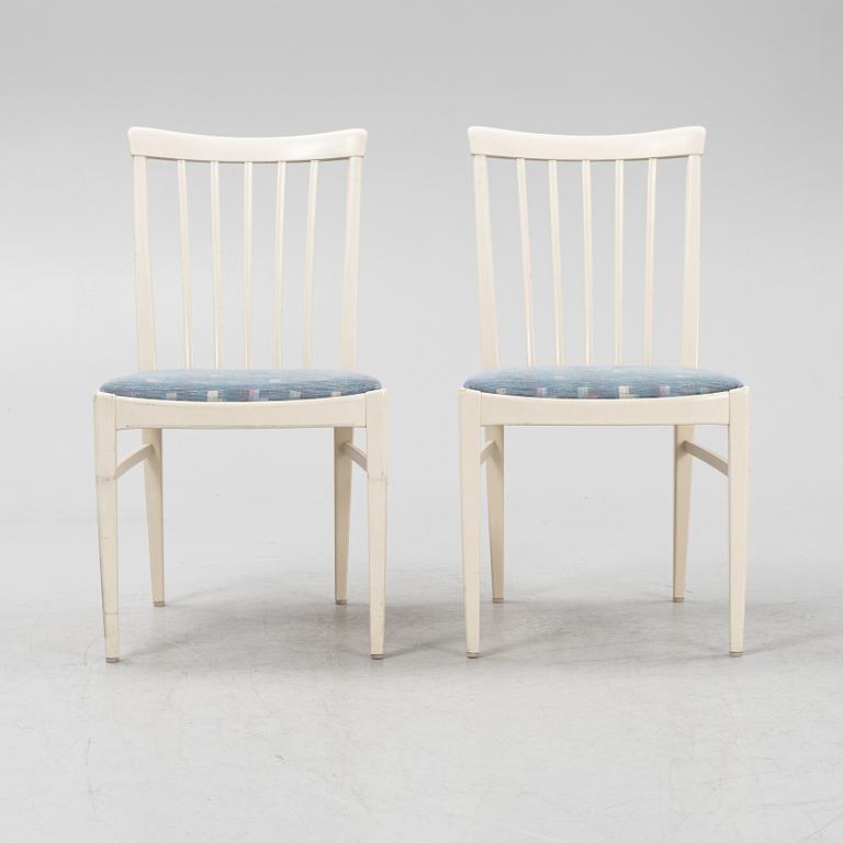 Carl Malmsten, matbord samt stolar, 6 st, "Herrgården", Bodafors och Åfors Möbelfabrik.
