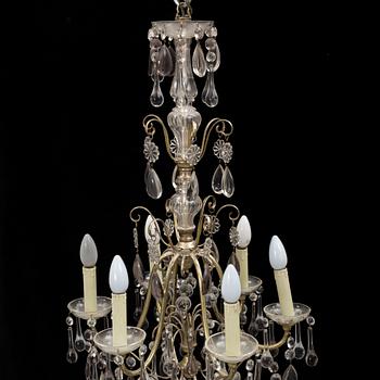 A CEILING LIGHT, rococo-style, 20th century.