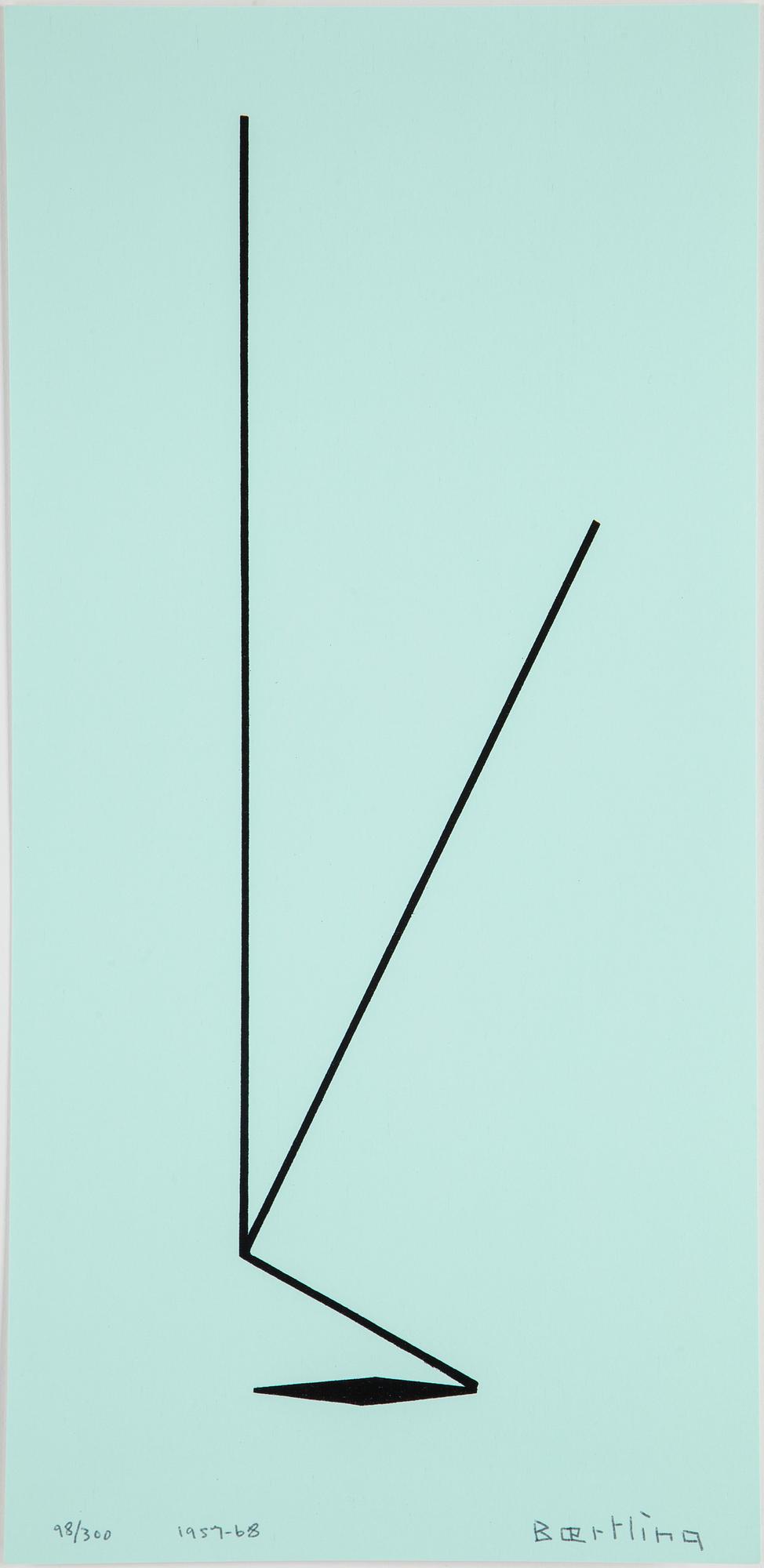 OLLE BAERTLING, "Kero", 1957, serigrafi, numrerad 98/300, dat. 1957-68.