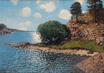 Edvard Rosenberg, olja på duk, signerad och daterad 1917.