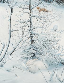 Teppo Terä, oil on canvas, signed and dated -85.