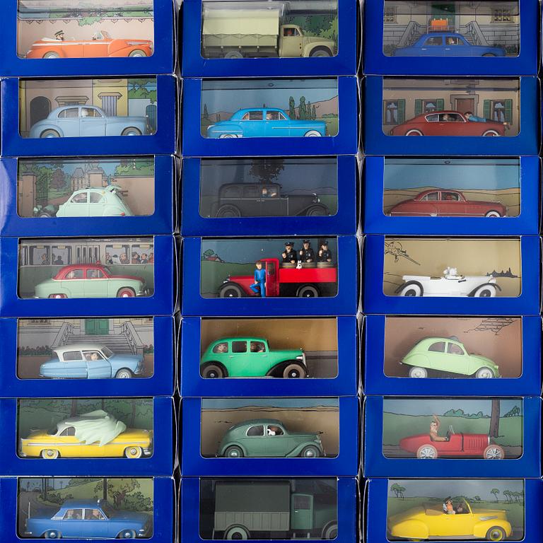 Toy cars, 56, Tintin, Hergé-Moulinsart.