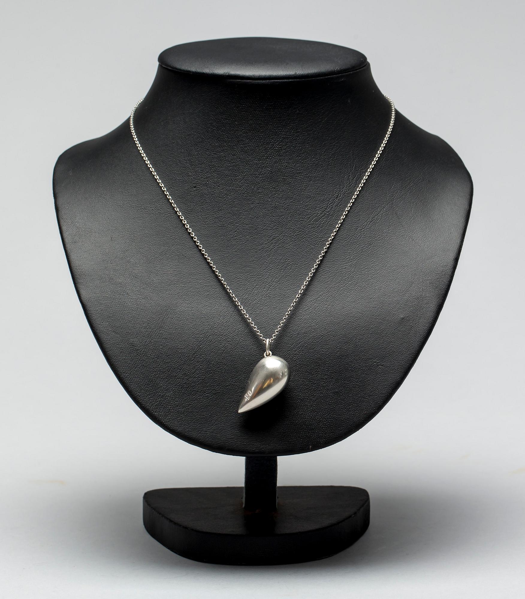 HALSSMYCKE MED LÄNK, sterlingsilver, Georg Jensen, Danmark 2007. Vikt 10 gram.