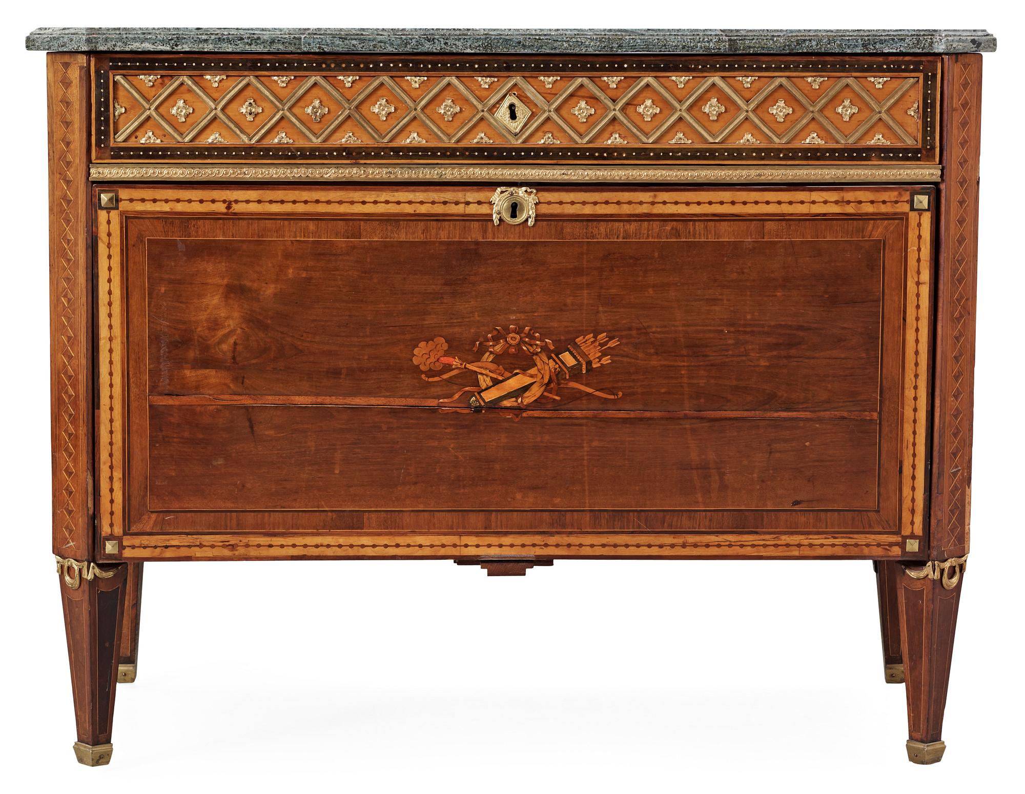 A Gustavian commode by N. P. Stenström, not signed.