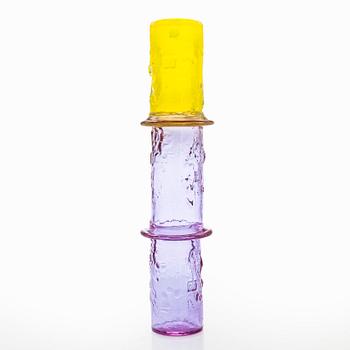 Oiva Toikka, vas, "Bambu", signerad Oiva Toikka, Nuutajärvi Notsjö.