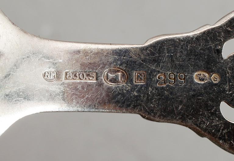 BESTICK, 15 delar, 1900-tal. Vikt ca 316 gram.