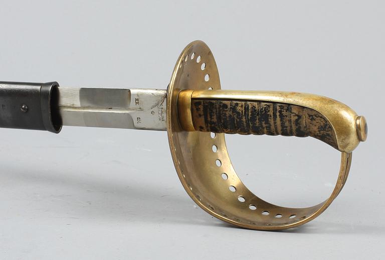 SABEL för kavallerimanskap, m/1893, E. Svalling, Eskilstuna.