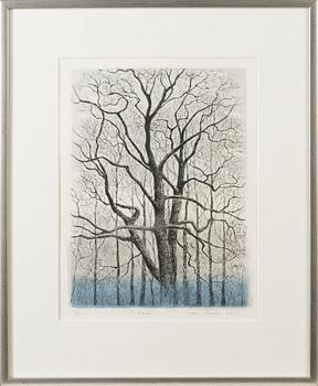 INARI KROHN, etching, signed and dated 2002, numbered 10/40.