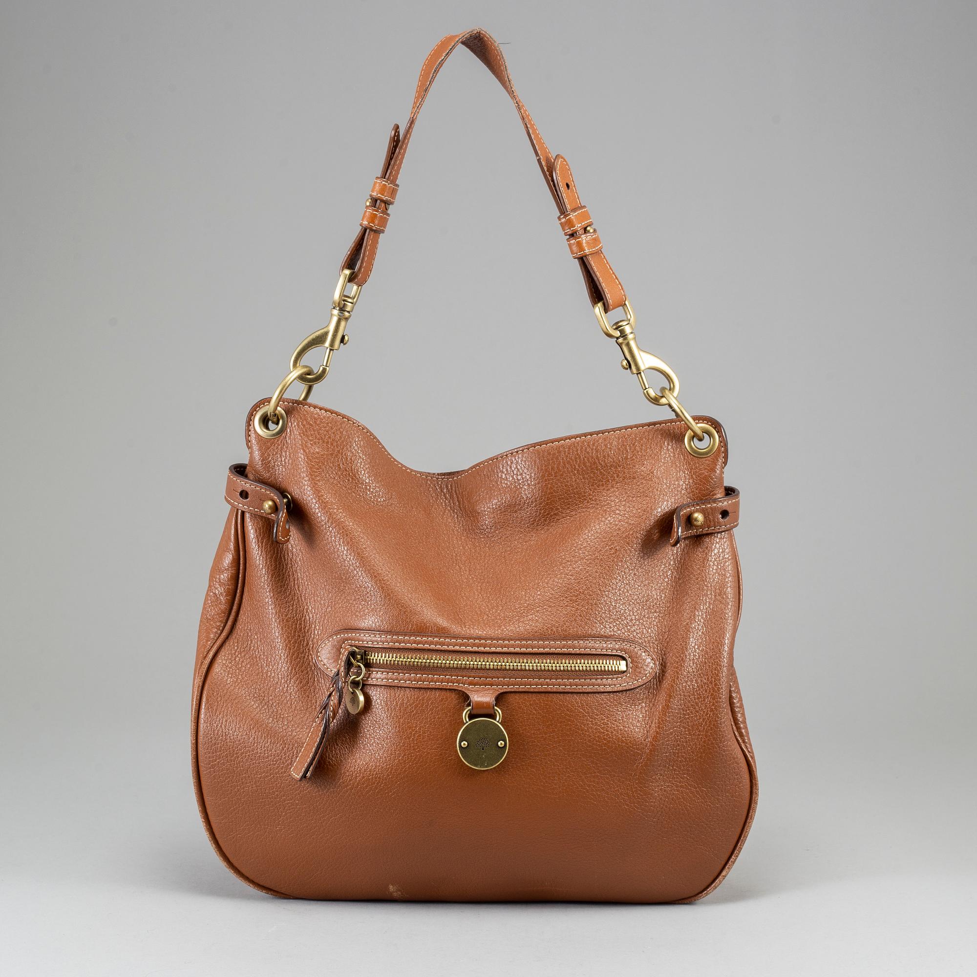 MULBERRY, a 'Somerset' brown leather handbag, 2014.