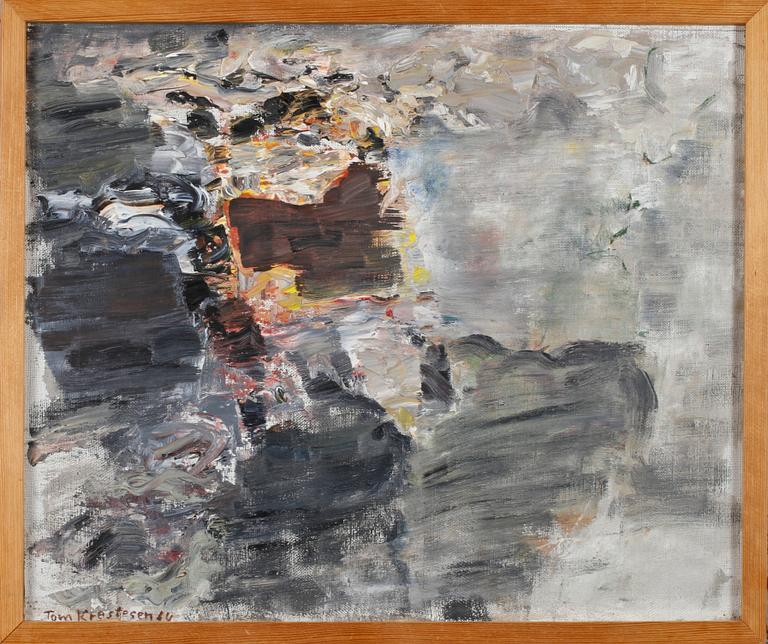 TOM KRESTESEN, olja på duk, signerad och daterad 84?.