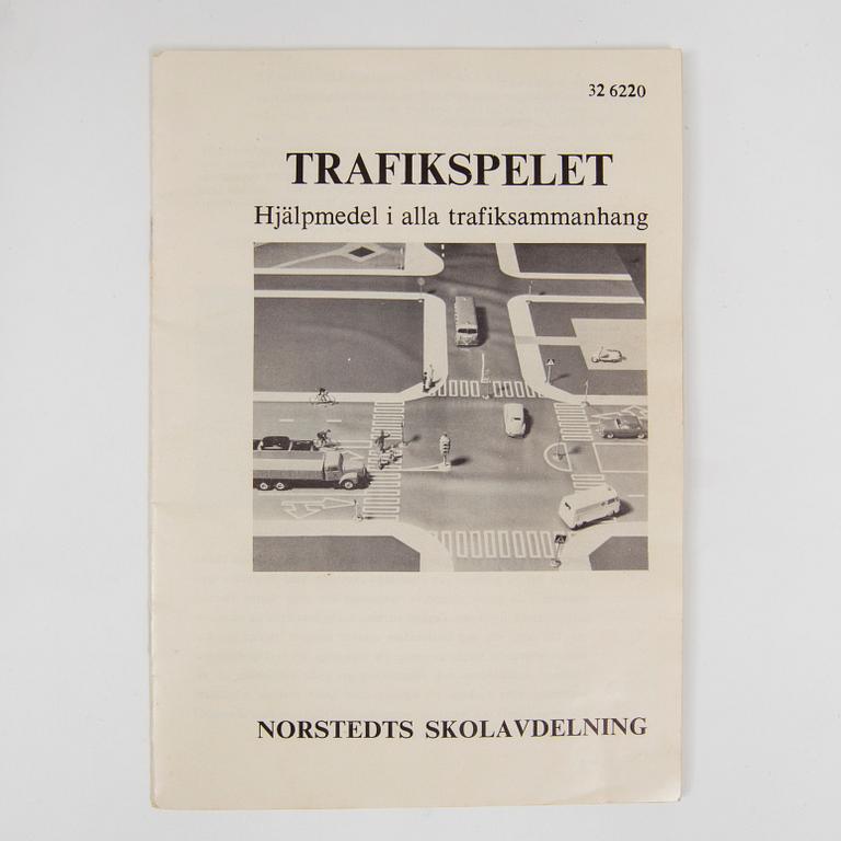 A set of Norstedts trafikspel containing Tekno and Lesney vehicles 1960s.