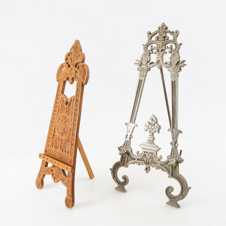 Fotografiställ 2 st sekelskifte 1900.