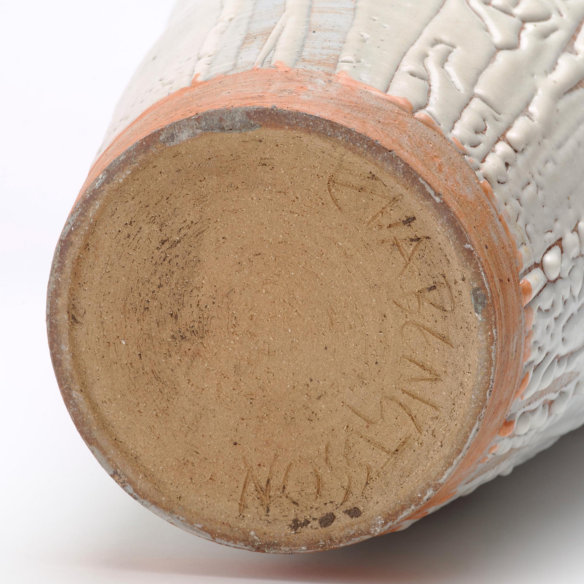 Eva Bengtsson, a large stoneware urn, Frillesås, Sweden.