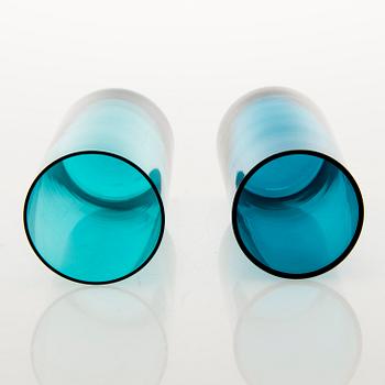 NANNY STILL, "Harlekin" DRICKSGLAS, 16 st, Riihimäen Lasi Oy, 1950-60-tal.