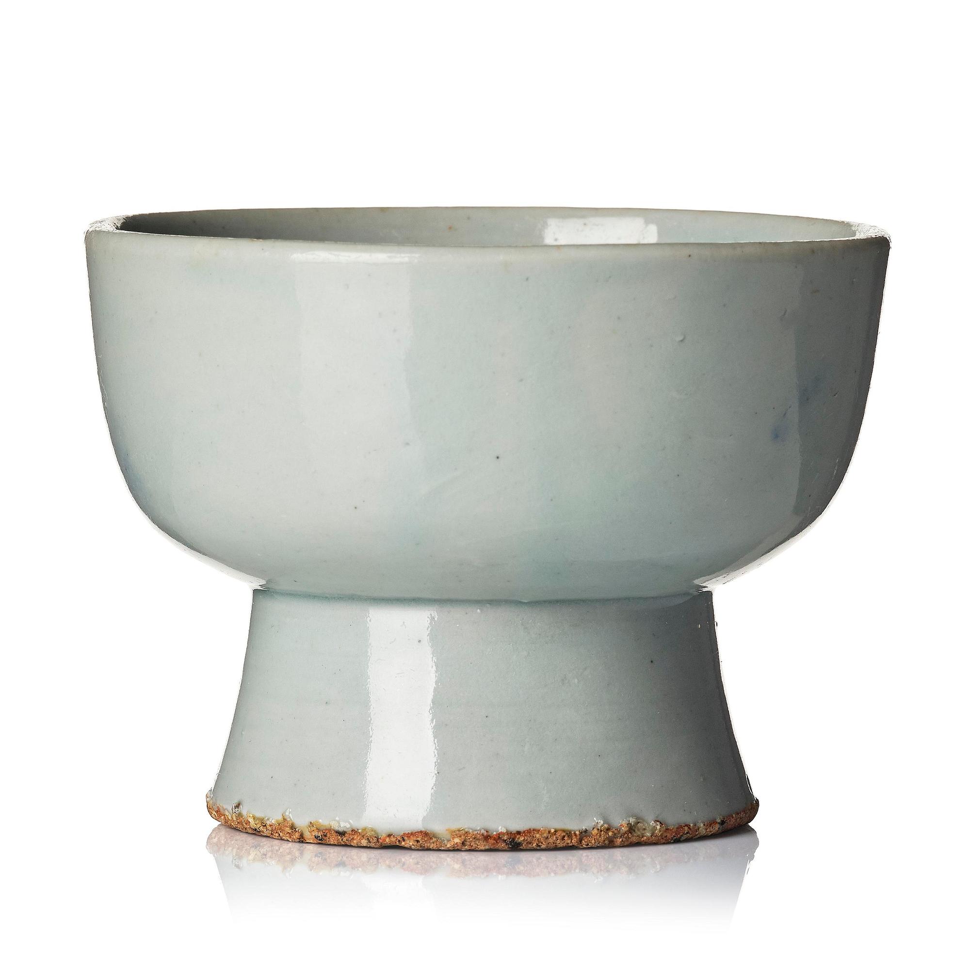 Offerskål, porslin. Korea, Joseon, 1800-tal.