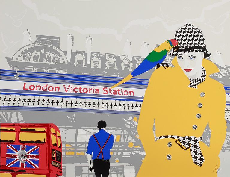 RICHARD RYAN, mapp med färgserigrafier, 4 st, 2010, signerade och numrerade 53/350.