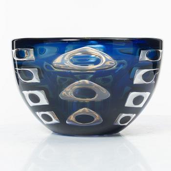 Ingeborg Lundin, An Ariel bowl, Orrefors, 1977.