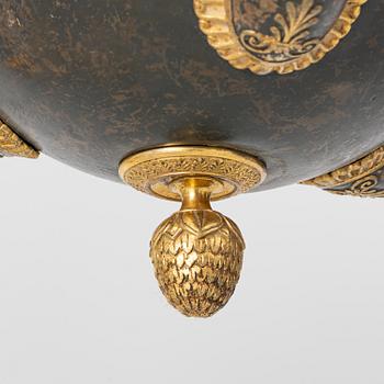 Ampel, för tre ljus, Frankrike, 1800-talets början,  Empire.