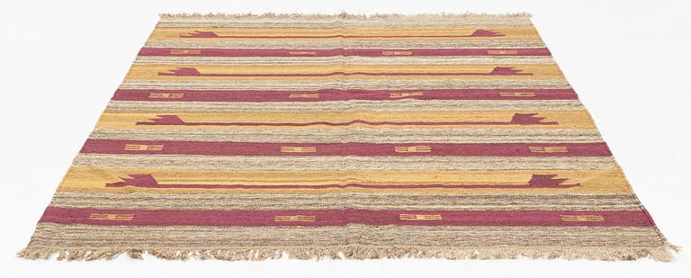 A Persian Kilim rug, c. 245 x 182 cm.