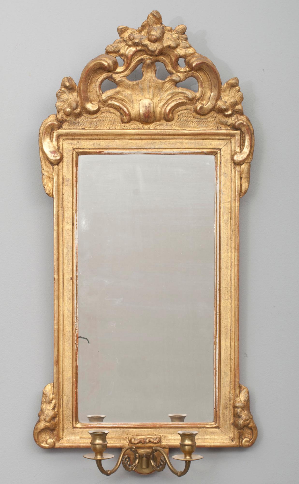 SPEGELLAMPETT, rokoko, 1700-tal.