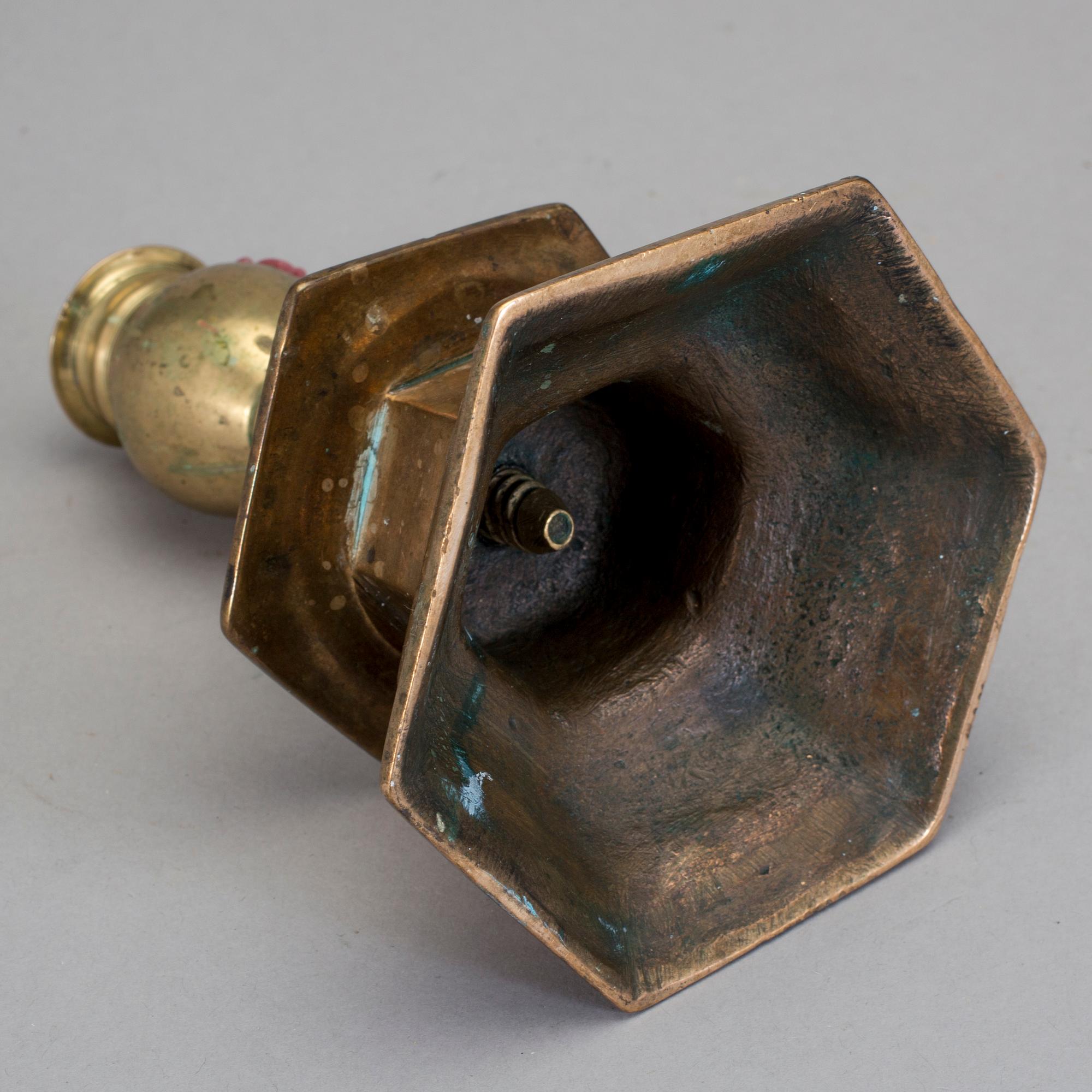 LJUSSTAKE, mässing, barock.