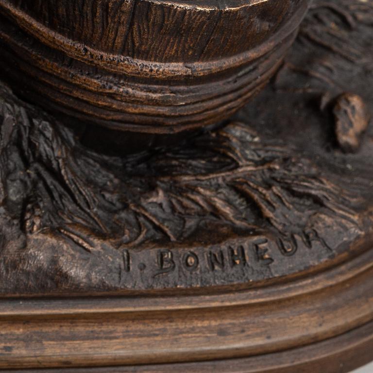 ISIDORE BONHEUR, a bronze sculpture.