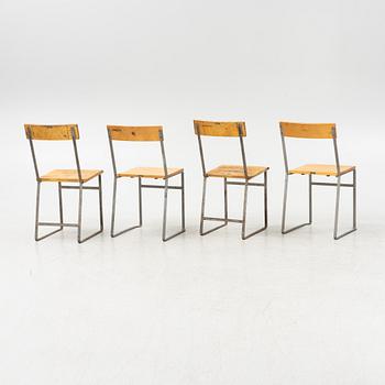 Four similar chairs, Grythyttan, mid/second half of the 20th century.