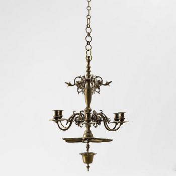 Ljuskrona, barockstil, omkring 1900.