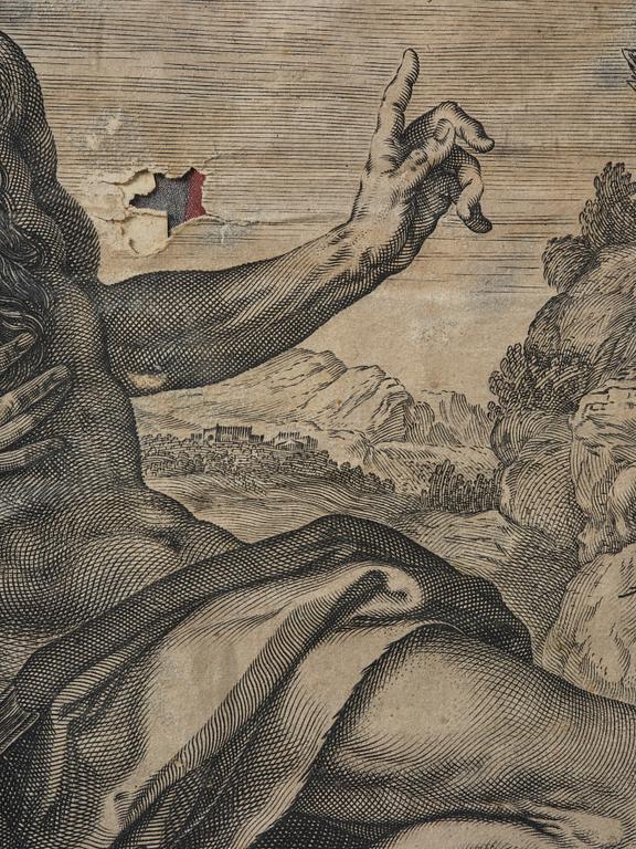 A Swedish rococo giltwood frame, later part 18th century.