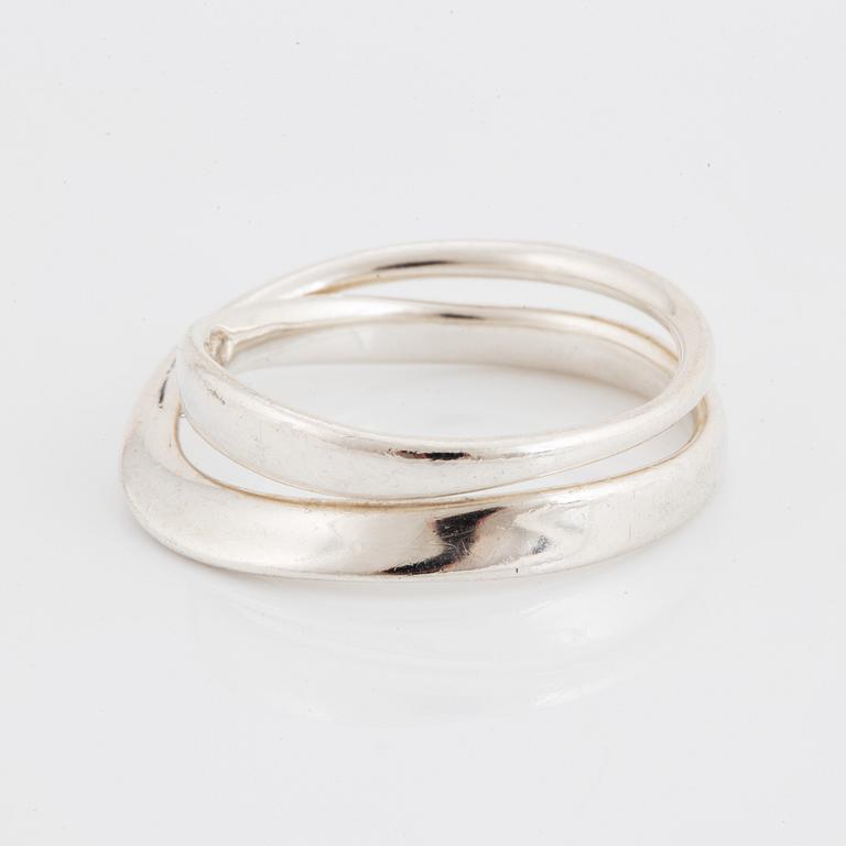 VIVIANNA TORUN BÜLOW-HÜBE, ring, Möbius, nr 369. Silver.