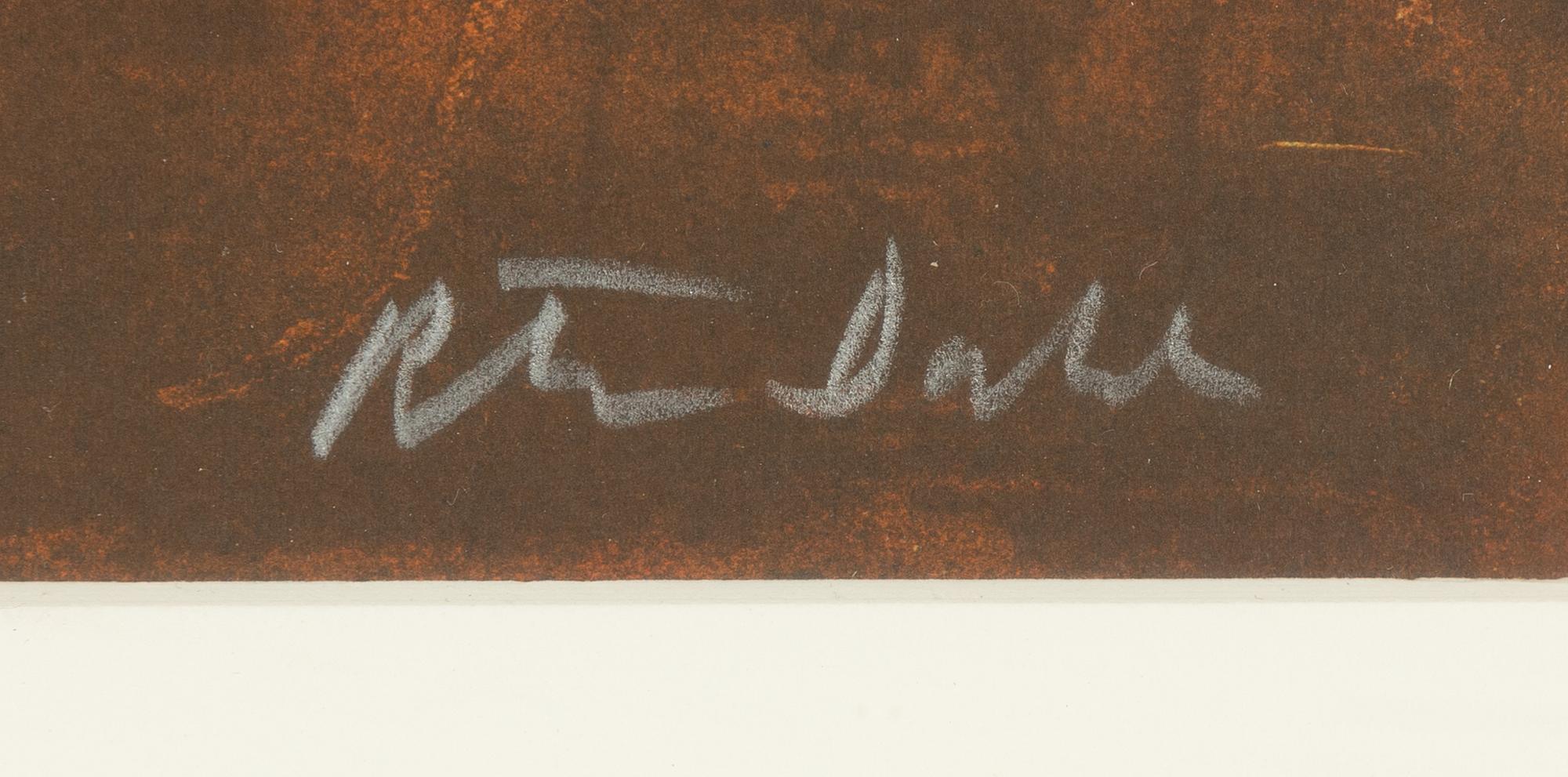Peter Dahl, lithograph in colours, signed.