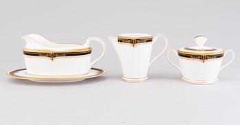 A Japanese 84-pcs Noritake porcelain coffee set and dinnerware from the end of the 20th Century.