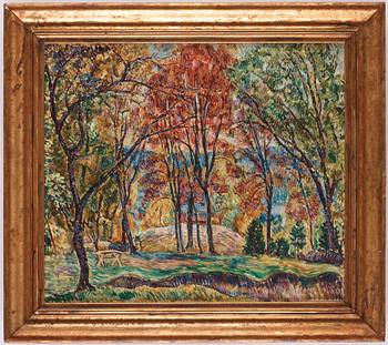 Arthur Percy, "Höstlig park".