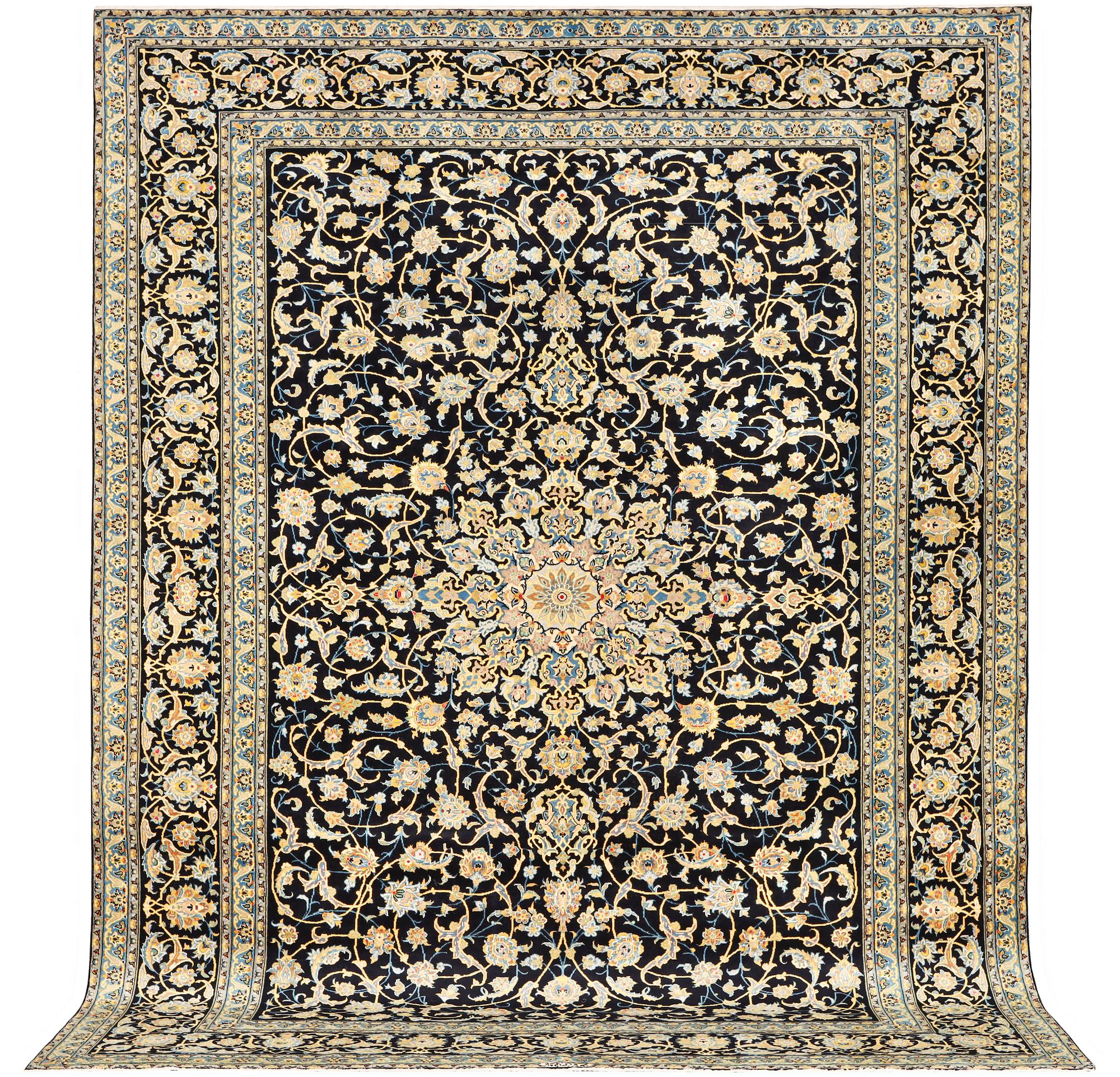 A Kashan carpet, Iran, c. 381 x 292 cm.
