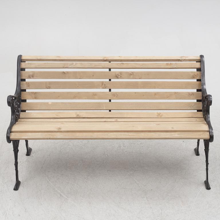 A garden sofa, 20th century.