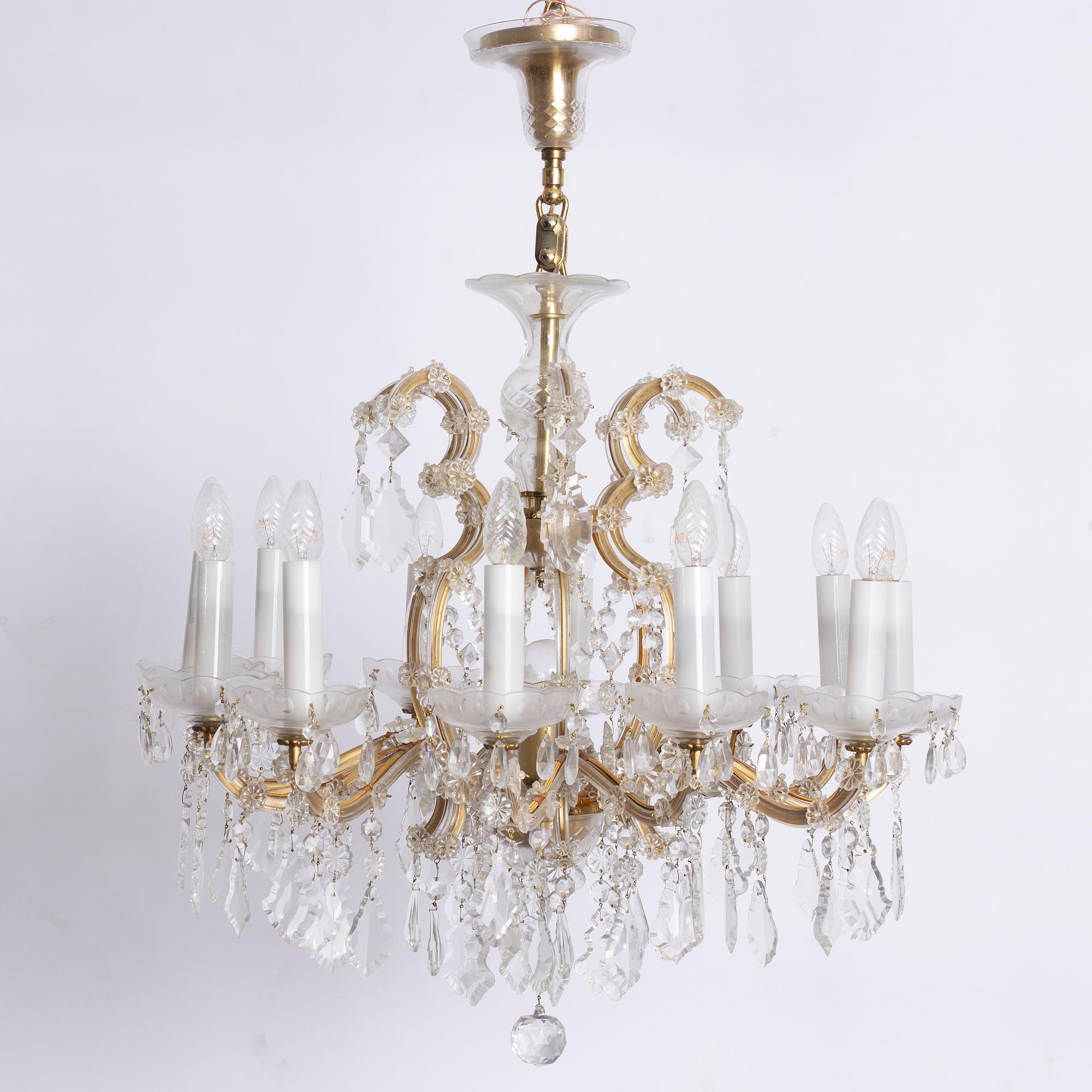 Ljuskrona venetiansk stil, 1900-tal.