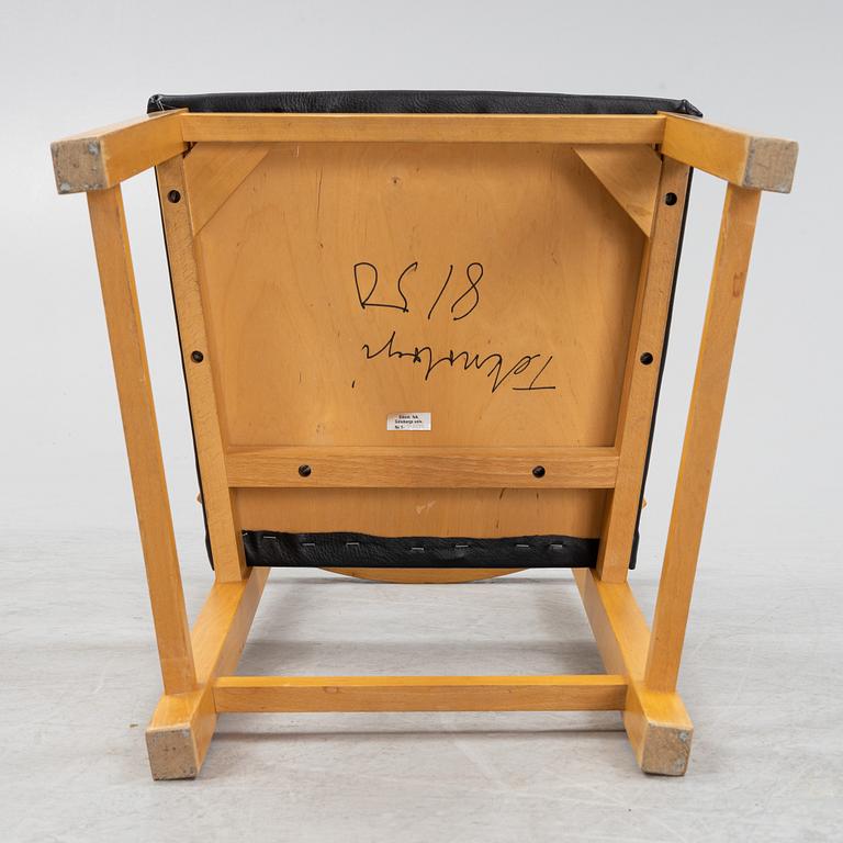 Hans Kempe & Lars Erik Ljunglöf, five versions of model 'HI-28' chairs, Hi Gruppen, second half of the 20th century.