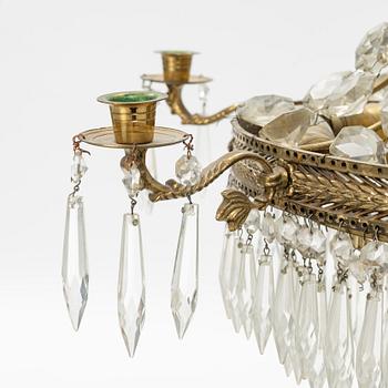 An Empire style chandelier, 20th Century.