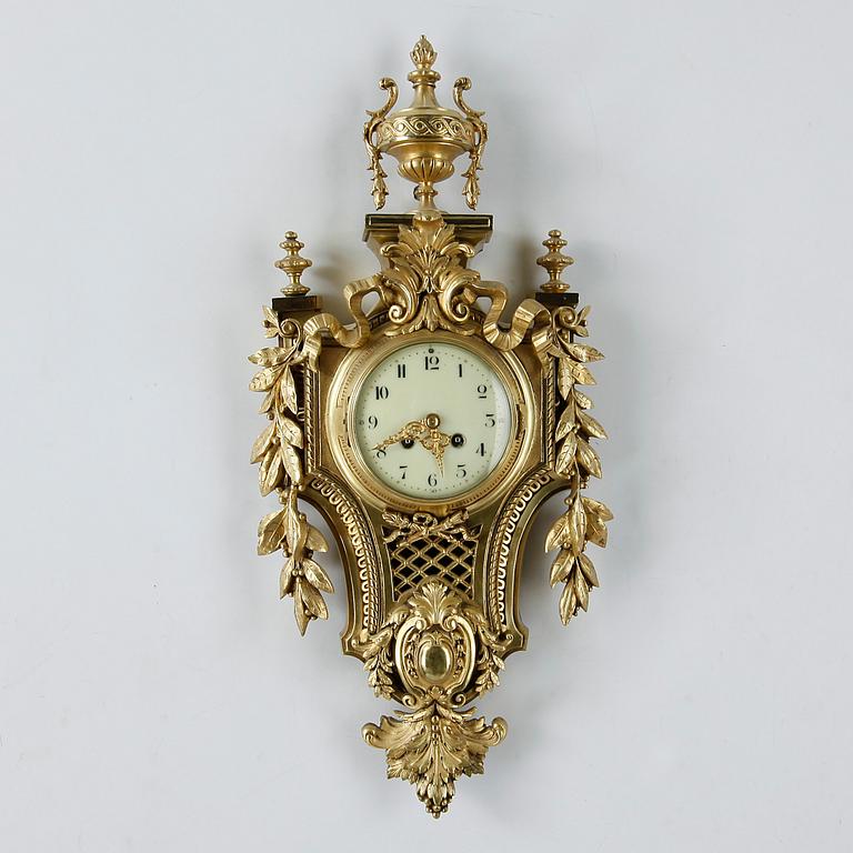 VÄGGPENDYL, Louis XVI-stil, Japy & Frérès, Frankrike. 1900-tal.