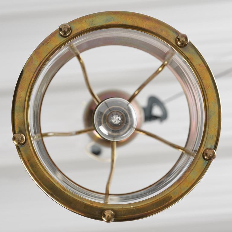 Harald Notini, a ceiling lamp model "6051", Arvid Böhlmarks Lampfabrik, Stockholm, 1920s-30s.