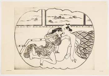 Mapp av Francois Poncetton, Les Erotiques Japonais, Paris, Editions du Siecle, 121 Bouleard Saint-Michel. MCMXXV.