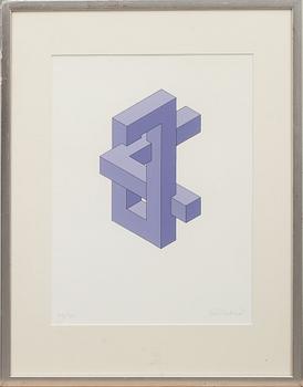 OSCAR REUTERSVÄRD, 2 st, färglitografier, signerade och numrerade 94/100 och 76/250.