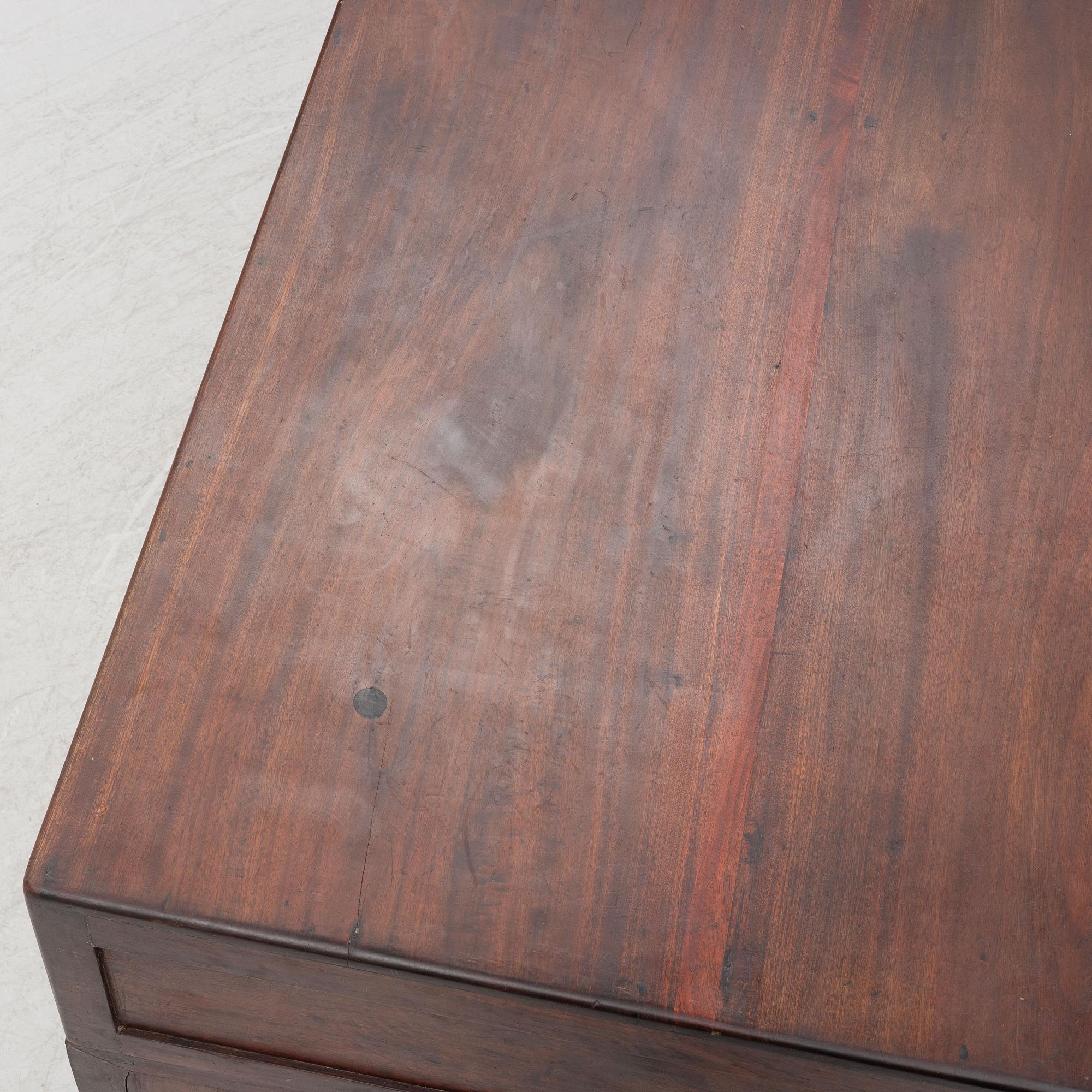 A Chinese hardwood desk, 20th century.